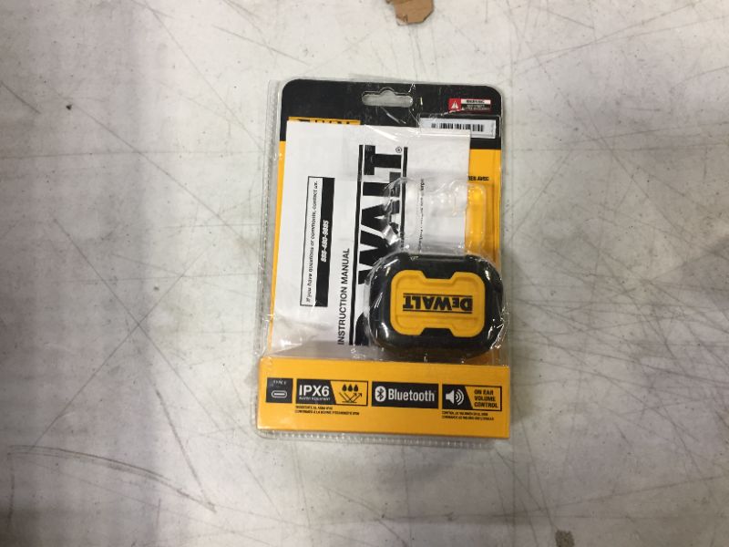 Photo 4 of Dewalt Jobsite True Wireless Ear Buds with Charging Case