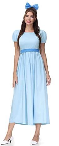 Photo 1 of For G and PL Halloween Cosplay Princess Blue Maxi Dress
Size:XL