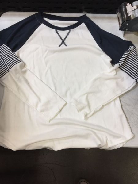 Photo 1 of Hilltichu Womens Color Block Round Neck Tunic Tops Casual Long Sleeve Shirt Blouse
Size: M