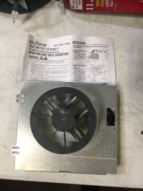 Photo 2 of Broan Nutone Replacement Motor/Wheel 50 CFM Nutone 696N A Housing (C350BN)