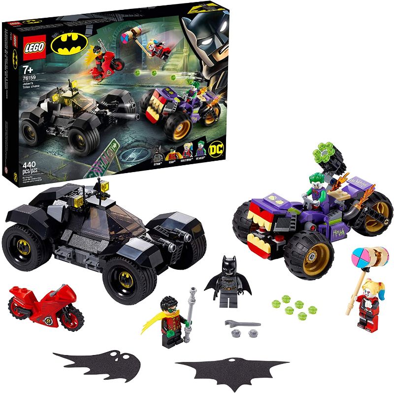 Photo 1 of LEGO DC Batman Joker's Trike Chase Batmobile Playset with Action Minifigures 76159
