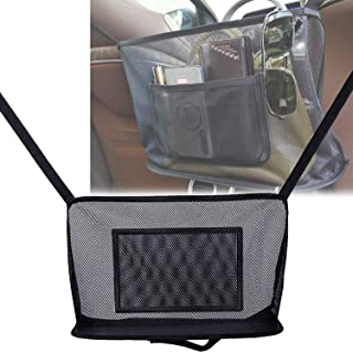 Photo 1 of Car Net Pocket Handbag Holder Between Seats, Seat Back Mesh Organizer, Large Capacity Storage Netting Pouch Handbag Holder 