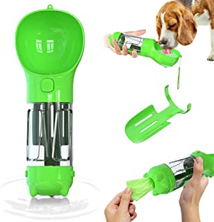 Photo 1 of  Water Bottle Multifunctional Leakproof Portable Dog Bowl Water Bottle for Pets Outdoor Walking, Hiking, Travel Food Grade Plastic BPA Free