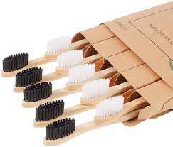 Photo 1 of Biodegradable Bamboo Toothbrushes, 10 Piece BPA Free Soft Bristles Toothbrushes, 