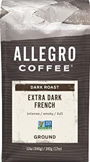 Photo 1 of Allegro Coffee Extra Dark French Roast Ground Coffee, 12 oz
Ground · 12 Ounce (Pack of 1) EXP JUNE 2021