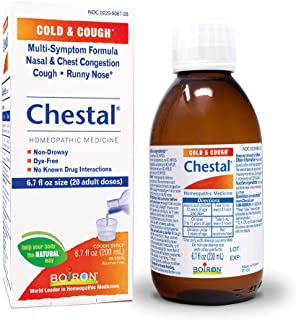 Photo 1 of Boiron Chestal Adult Cold and Cough Syrup, 6.7 Fl Oz (Pack of 1)