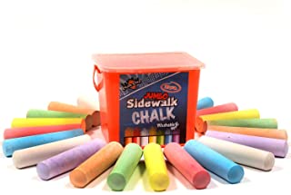 Photo 1 of Chalk City Sidewalk Chalk, Jumbo Chalk, Non-Toxic, Washable, Art Set (20-Count)