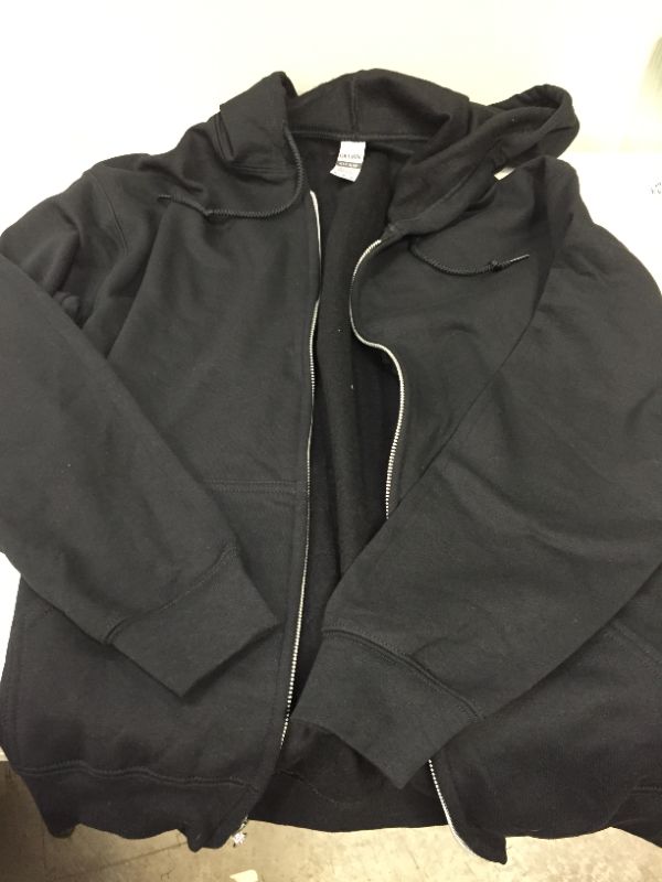 Photo 1 of ADULT SIZE MEDIUM GILDAN ZIP UP SWEATER 