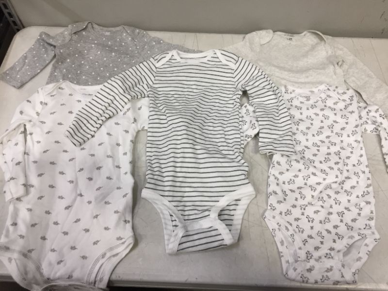 Photo 1 of INFANT LONG SLEEVE ONSIE CARTERS MULTI DESIGN SIZES 6-9 MONTHS AND 18 MONTHS POSSIBLY FOR BOYS AND GIRLS 