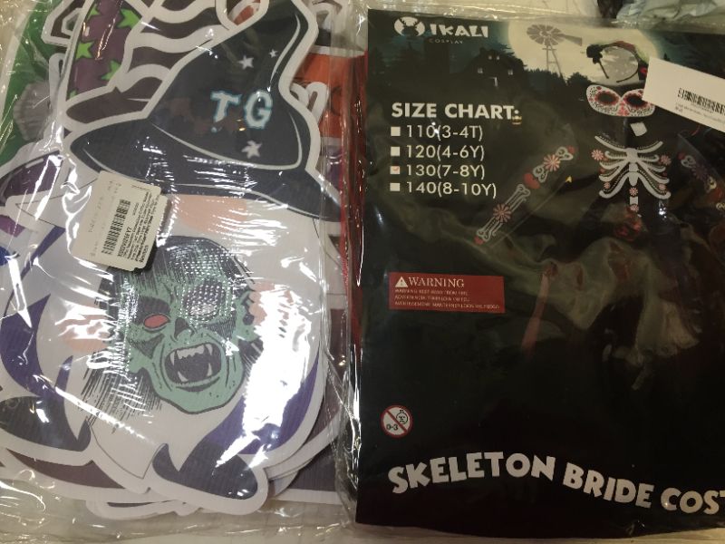 Photo 1 of 2 PACK OF HALLOWEEN ITEMS 