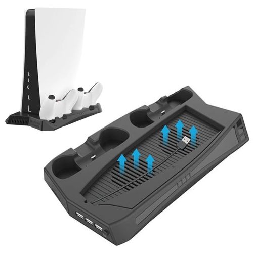 Photo 1 of KJH P5-010 Vertical Charging Stand With Cooling Fan For PS5 De 
