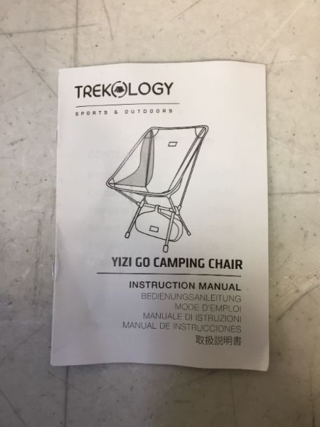 Photo 4 of YIZI GO Portable Camping Chair - Compact Ultralight Folding Backpacking Chairs, Small Collapsible Foldable Packable Lightweight Backpack Chair in a Bag for Outdoor, Camp, Picnic, Hiking
