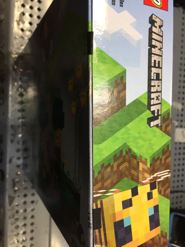 Photo 3 of LEGO Minecraft The Bee Farm 21165 Minecraft Building Action Toy with a Beekeeper, Plus Cool Bee and Sheep Figures, New 2021 (238 Pieces)
