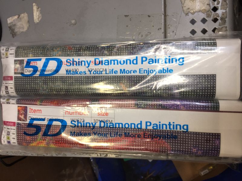 Photo 2 of 2 Pack Elbow Diamond 5D Painting for Wall Décor Dog and Cat