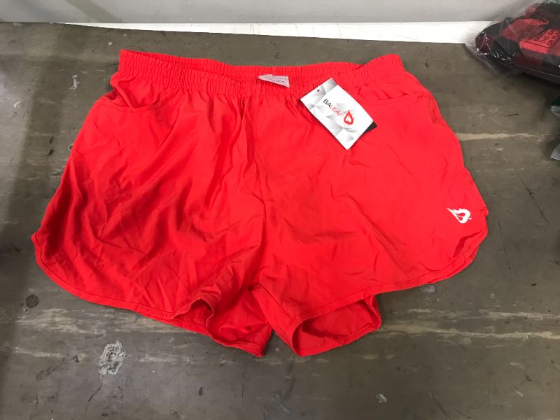 Photo 1 of BALEAF Men's Red Shorts (L)