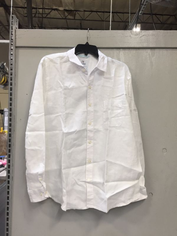 Photo 1 of 28 PALMS BUTTONED DOWN LONG SLEEVE STANDARD SHIRT WHITE
SIZE LARGE