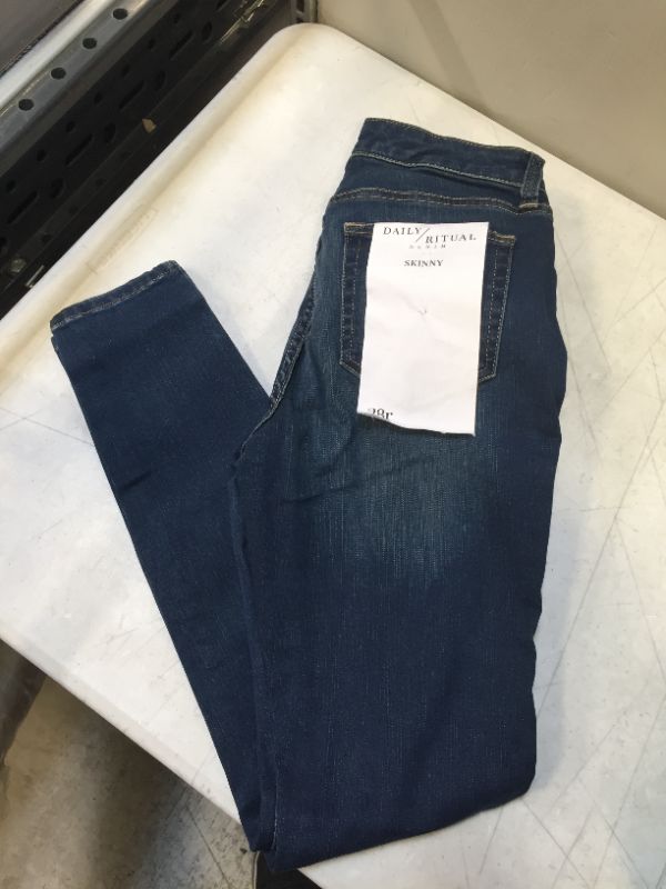 Photo 1 of DAILY RITUAL WOMENS SKINNY JEANS
SIZE 28R