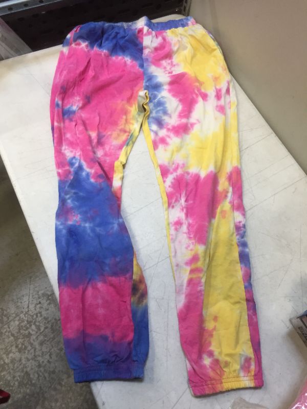 Photo 1 of GIRLS TIE DYE PANTS MULTICOLOR SIZE SMALL