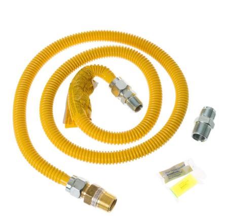 Photo 1 of 5 ft. Gas Dryer Connector Kit with Auto Shut Off (CA)
