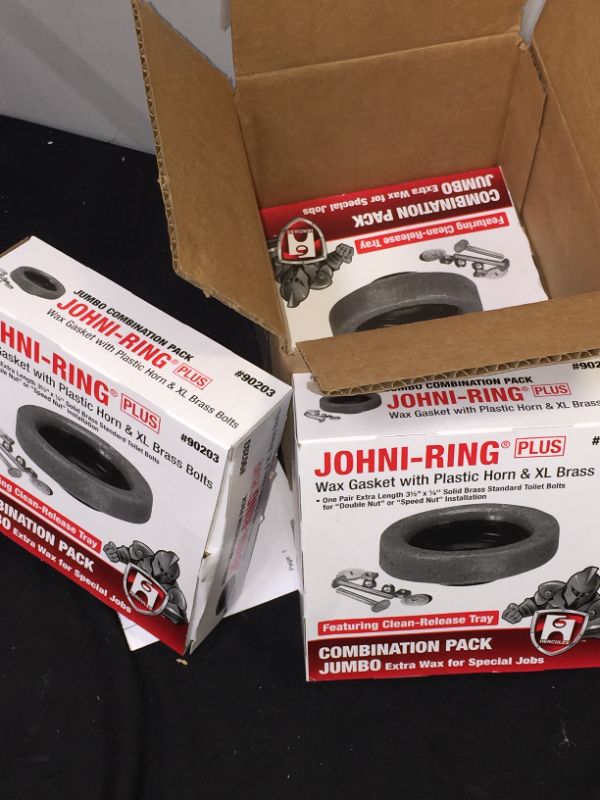 Photo 2 of Hercules 90203 3" or 4" Johni-Rings - Jumbo W/Plastic Horn & Xl Bolts, Combo Pack 3 PACK
