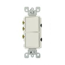 Photo 1 of Decora 15 Amp 3-Way Specialty Light Switch, White (10-Pack)
