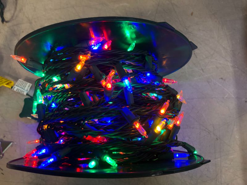 Photo 2 of 87.17 ft 300-Light LED Mini Color-Changing String Light on Storage Reel
