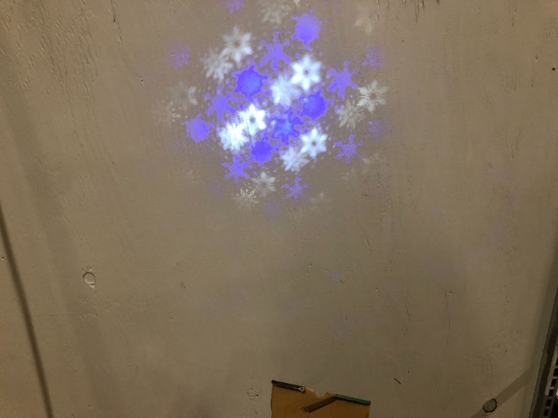 Photo 3 of Blue/White Christmas Projection SnowStorm with 6 Slides
