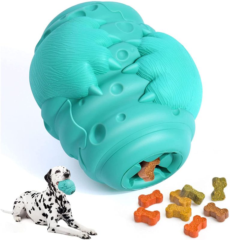 Photo 1 of Clawsable Squeaky Dog Toys for Aggressive Chewers, Indestructible Dog Chew Toys with Durable Natural Rubber, Tough Squeaky Dog Ball Interactive Pet Chew Toys for Small Medium and Large Breed

