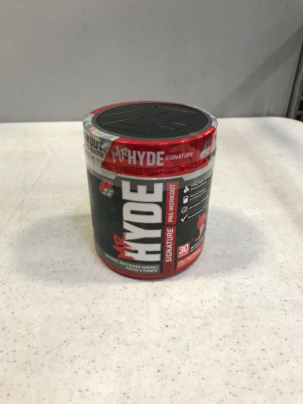 Photo 1 of ProSupps Mr. Hyde Signature Series Pre-Workout Energy Drink – Intense Sustained Energy, Focus & Pumps with Beta Alanine, Creatine, Nitrosigine & TeaCrine (30 Servings Lollipop Punch)
EXP 10/22