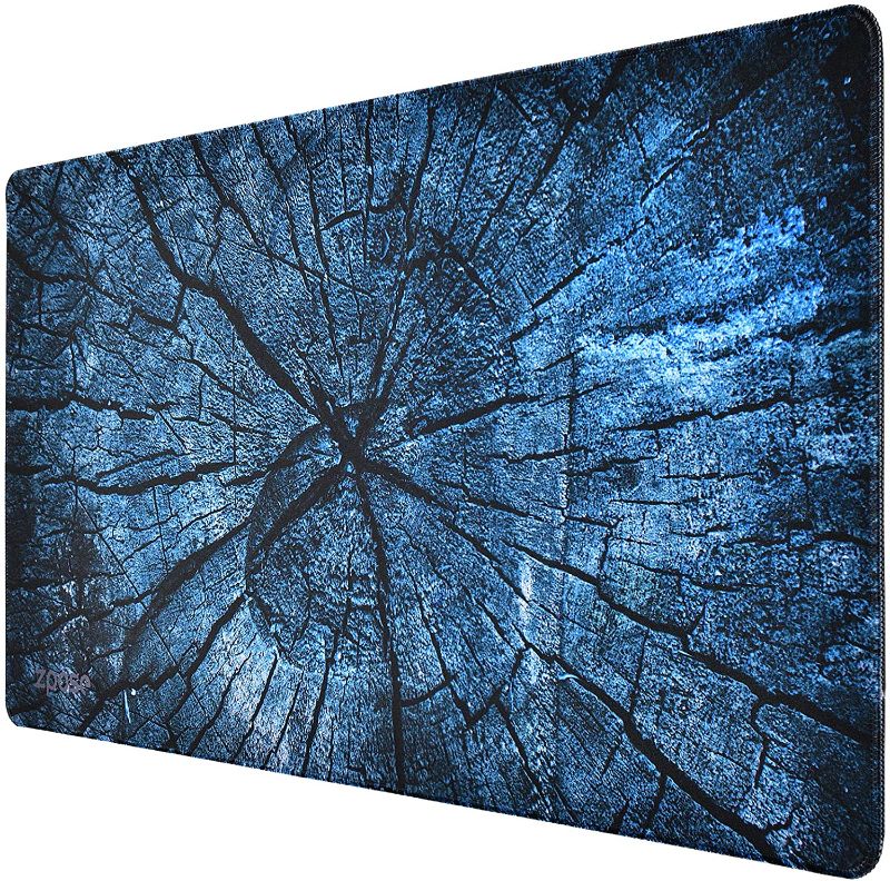 Photo 1 of Mouse Pad, Zpose Gaming Mouse Pad, Big Mousepad, Extended Mouse Pads, Large Mouse Pad, Mouse Pad Gaming, Desk Pad with Non-Slip Base, Mouse Pad Large for Home Office Gaming Work, 31.5x15.7x0.12inch
