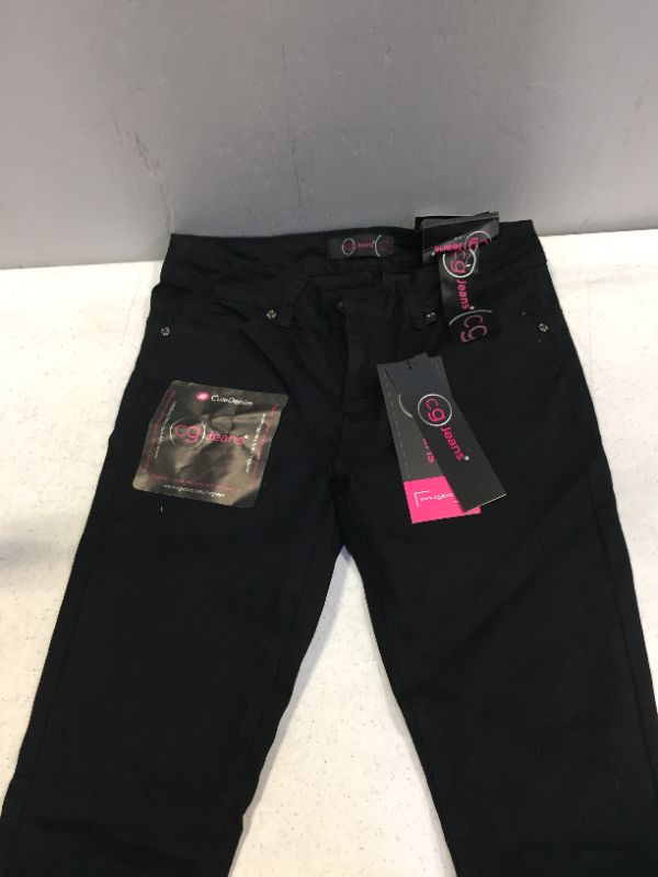 Photo 2 of Cover Girl Jeans Women Juniors Mid Rise Slim Fit Stretchy Skinny Jeans Size 5/6 BLACK (31" Inseam)