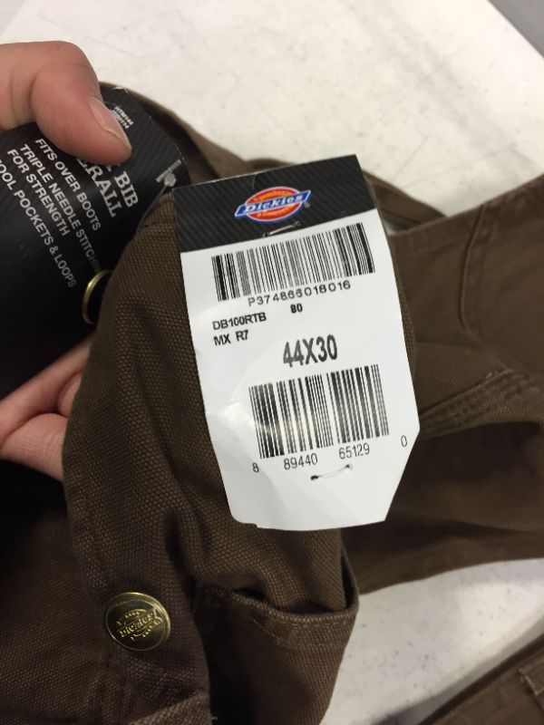 Photo 1 of Dickies Men's Classic Bib Overalls - Timber Brown Size 44 30 (DB100)
size 