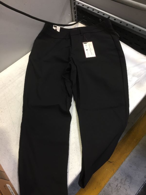 Photo 2 of Gloria Vanderbilt Women's Haven Straight Trouser Pant BLACK
SIZE 8 
