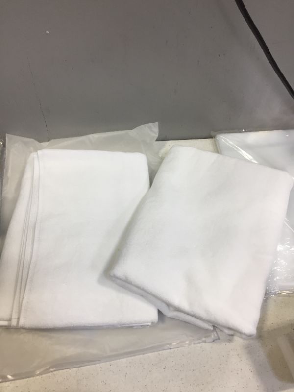 Photo 1 of 2 LARGE ABTH TOWELS WHITE