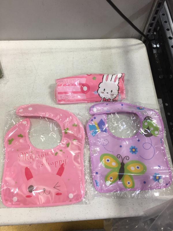 Photo 2 of 5 STARS BABY BIBS WITH SOFT PLASTIC FOOD CATCHER