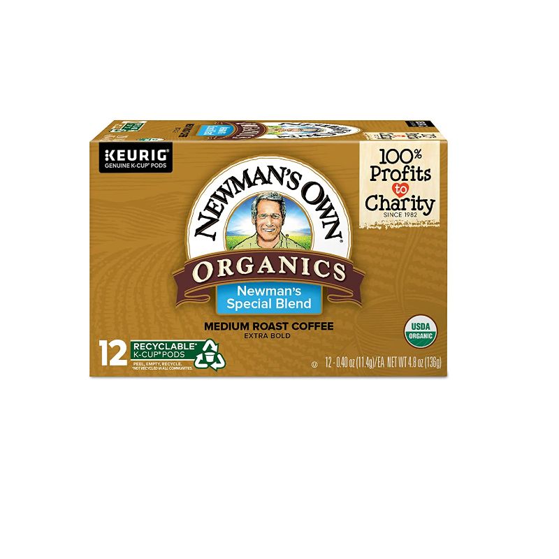 Photo 1 of 2 Newman's Own Organics Special Blend Medium Roast Coffee K-Cup BB 30OCT2022
