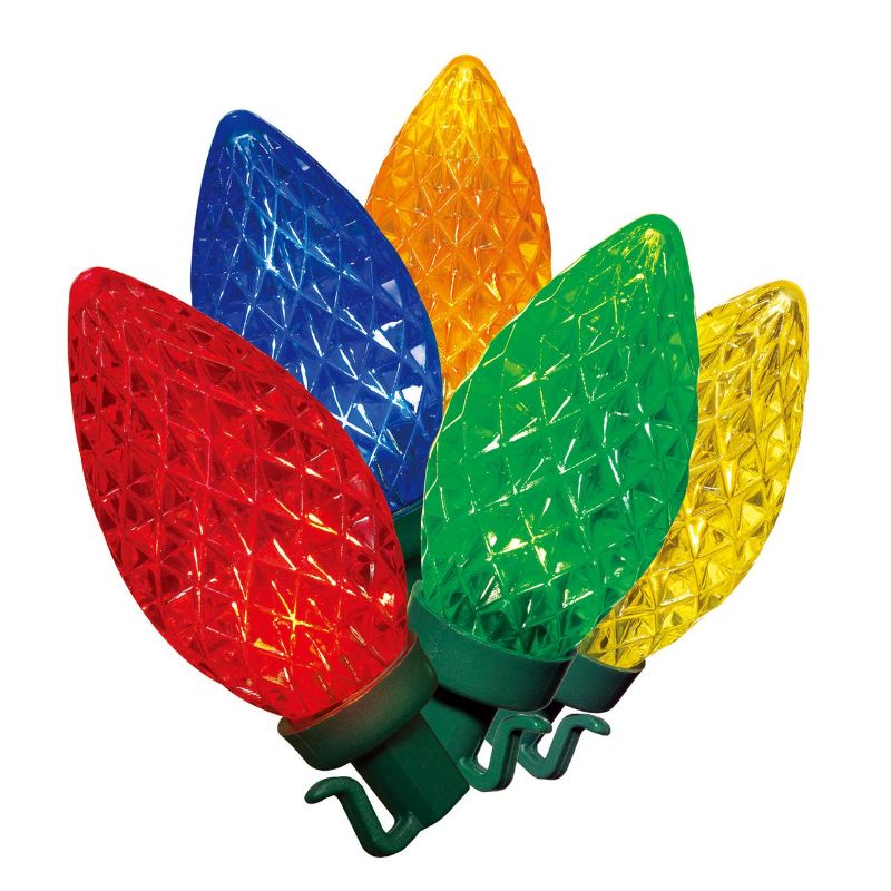 Photo 1 of 100 count multicolored c9 christmas lights