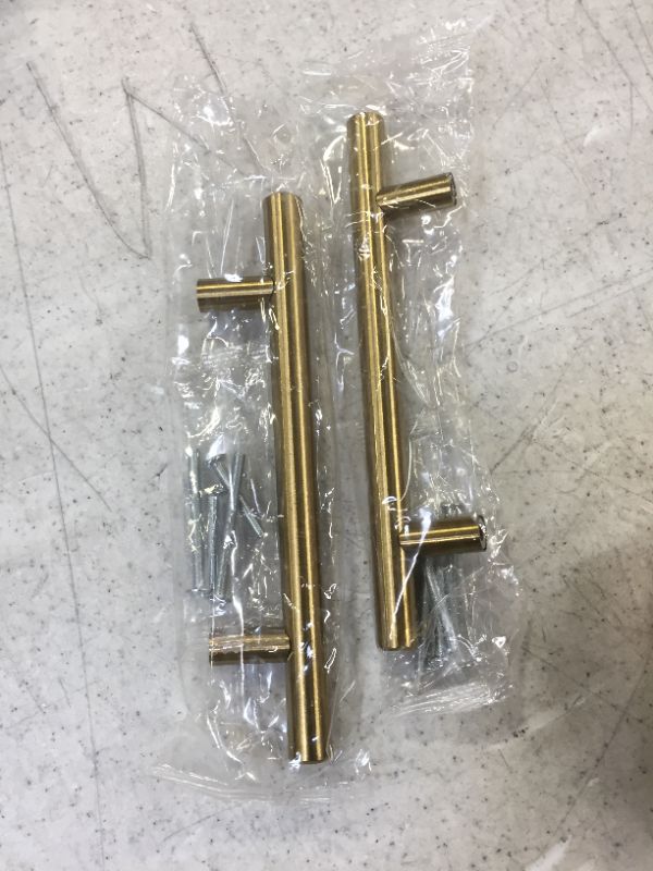 Photo 2 of 25 Pack goldenwarm Cabinet Handles Brushed Brass Dresser Drawer Hardware Pulls 5 in 