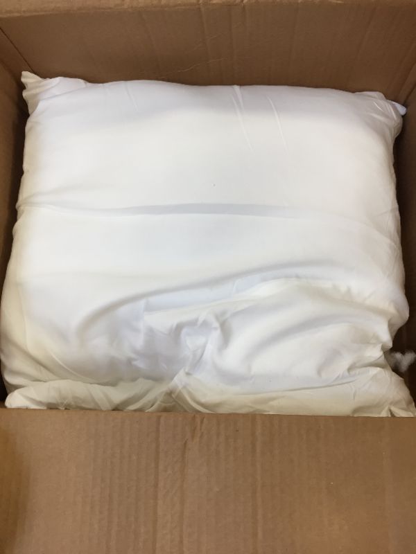 Photo 2 of Foamily Throw Pillows Insert Set of 4-18 x 18 Insert for Decorative Pillow Covers - Made in USA - Bed and Couch Pillows
