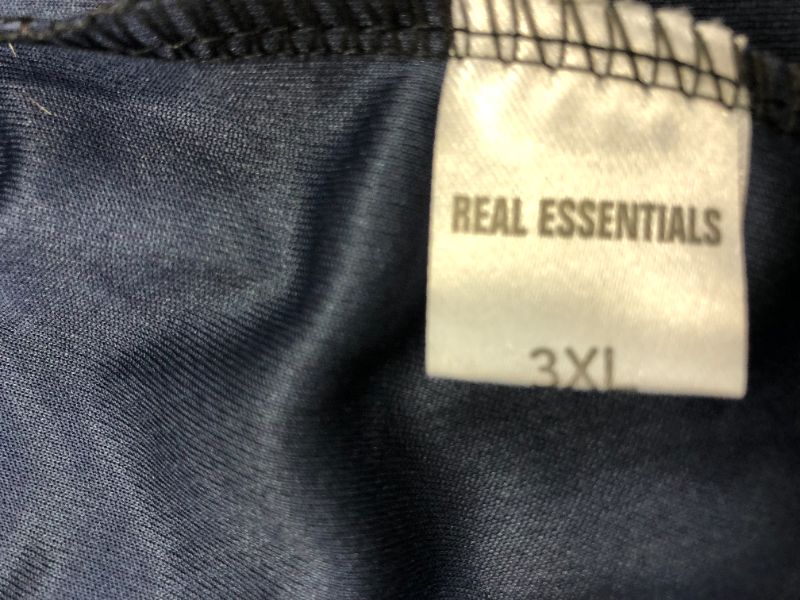 Photo 2 of mens brand real essentials gym shorts 4 pack multi color size extra extra extra large 