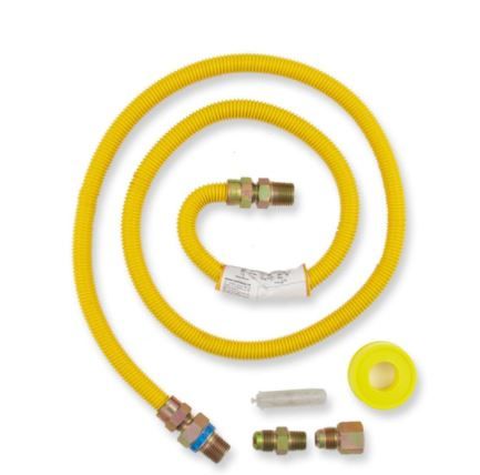 Photo 1 of 5 ft. Gas Dryer Connector Kit
