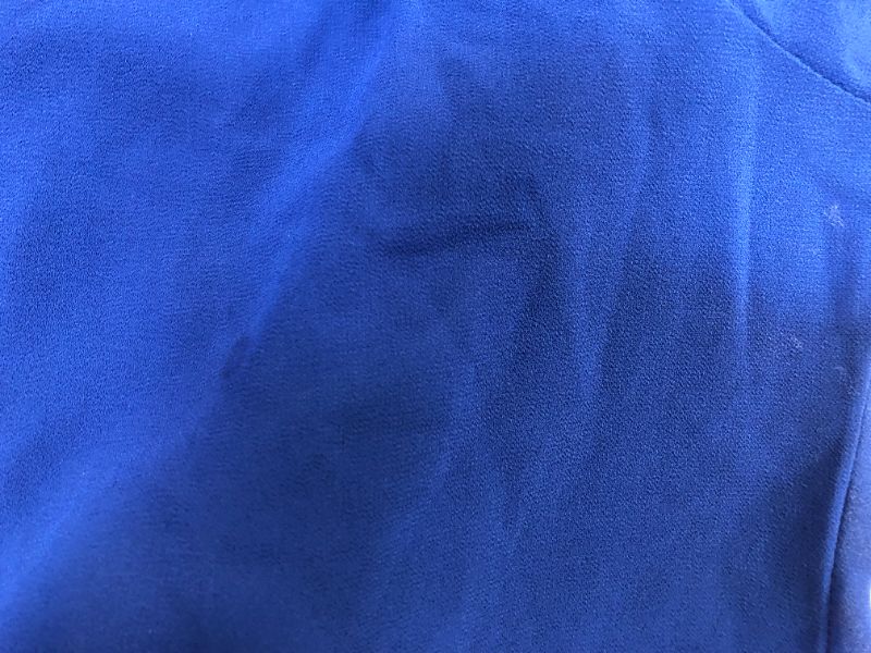 Photo 3 of womens shirt short sleeve sleeves open color blue size medium brand grace karin 