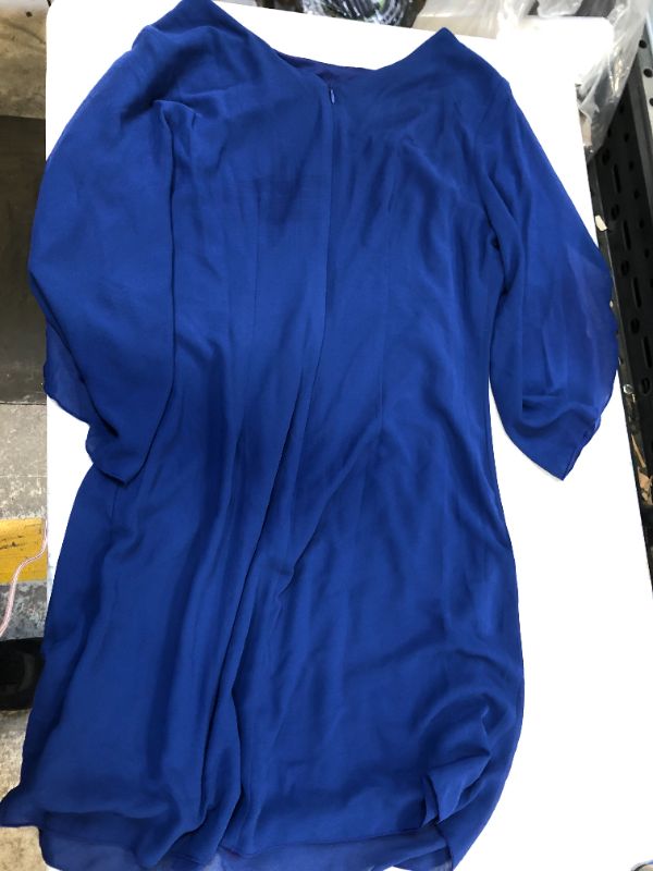 Photo 1 of womens shirt short sleeve sleeves open color blue size medium brand grace karin 