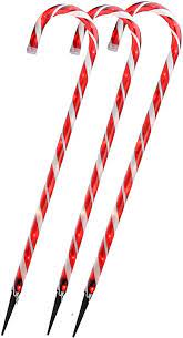 Photo 1 of 28 inches long outside Christmas candy cane lights 3 count 