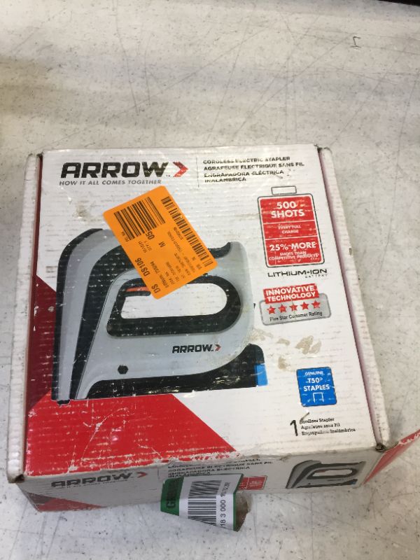 Photo 2 of Arrow Fastener T50dcd Cordless Staple Gun