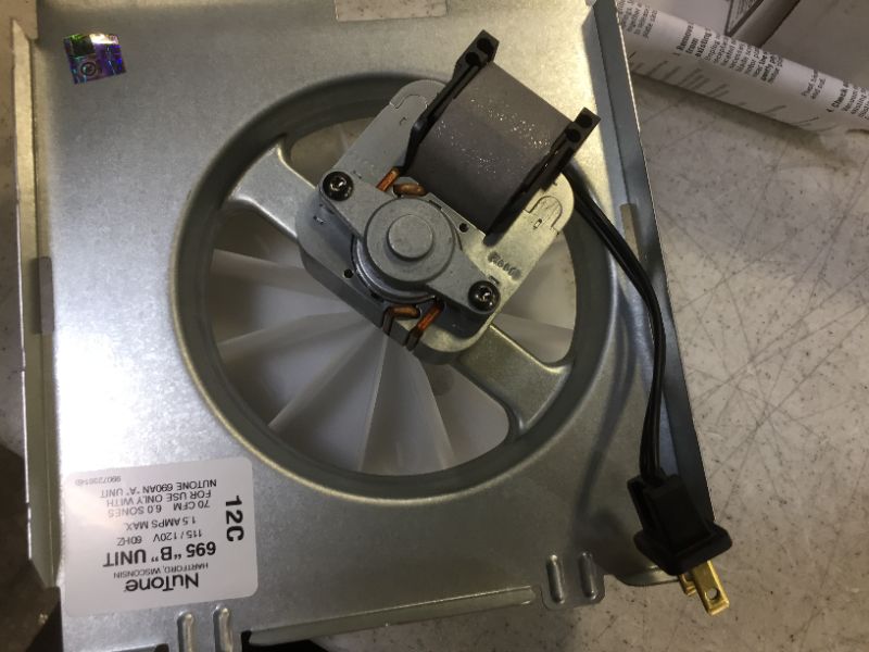 Photo 1 of Broan-NuTone 70 CFM Replacement Motor Wheel for 695A Bathroom Exhaust Fan