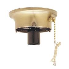 Photo 1 of 3-1/4 in. Brass Glass Shade Holder Kit for Ceiling Light Fixtures
