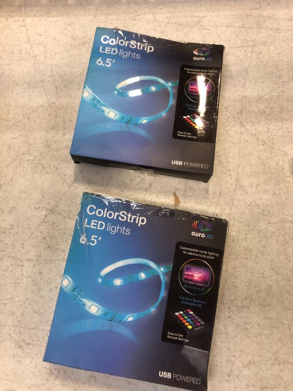 Photo 2 of LED Color Strip Light 2 pack 
