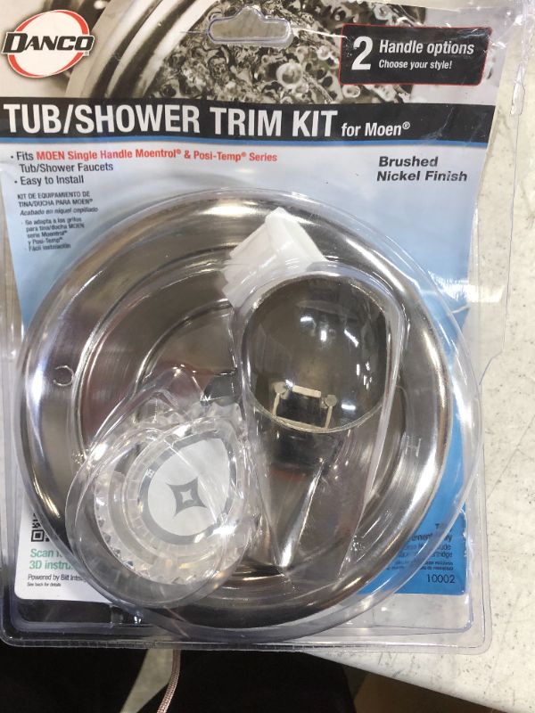 Photo 2 of Danby Danco Brushed Nickel Trim Kit for Moen Tub/Shower Faucets