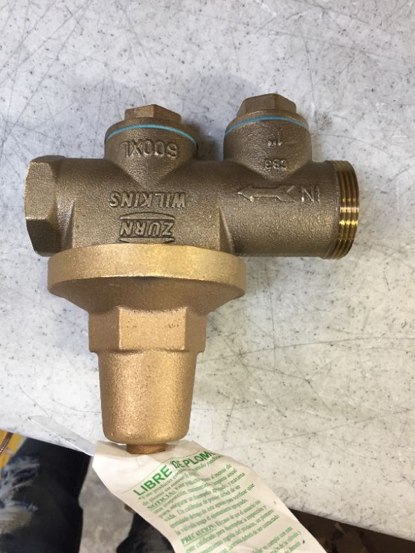 Photo 4 of 1 in. Bronze FIP x FIP Water Pressure Reducing Valve with No Lead
